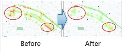 １．IoTゴミ箱の設置による効果測定