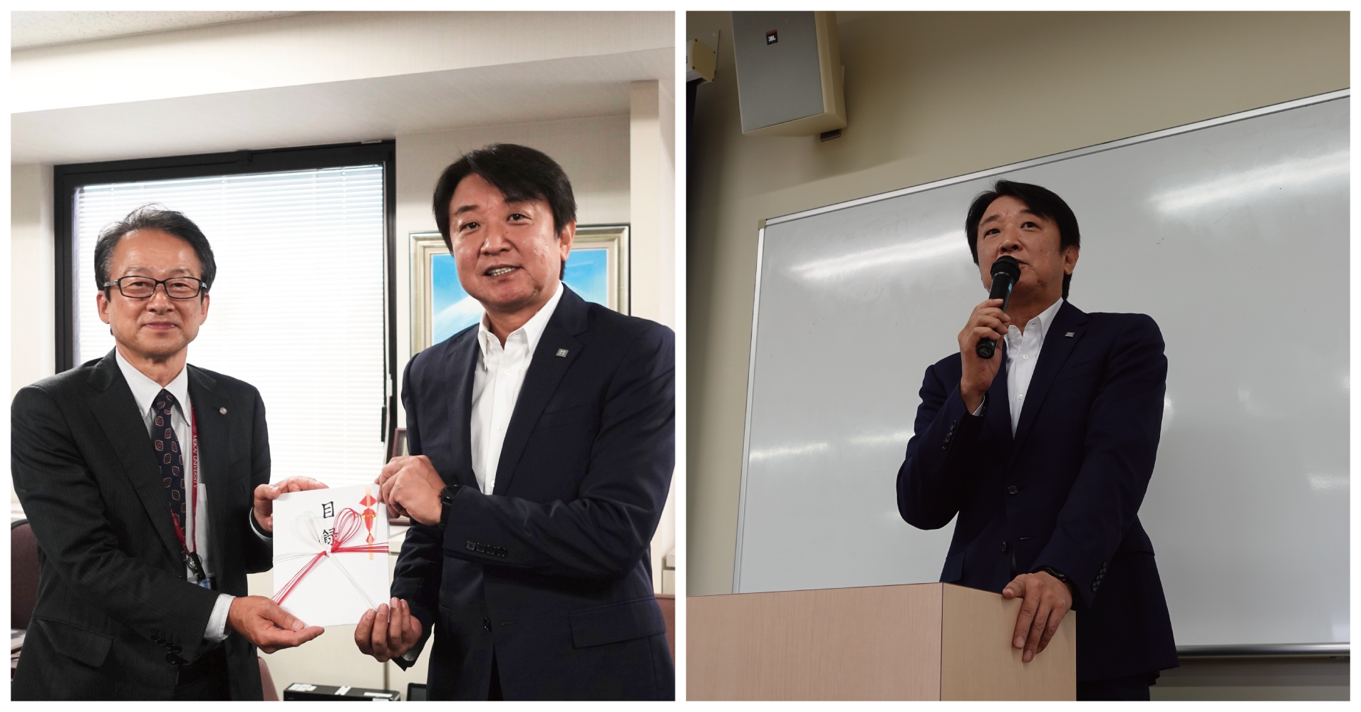 当社代表 濱中が明海大学にて登壇　不動産業界の未来を支える学生たちに向けて、寄贈式と第2回 特別講義を実施