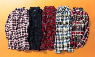 ・1枚あると便利な万能アイテム! ロングシーズン重宝する「フランネルシャツ」登場