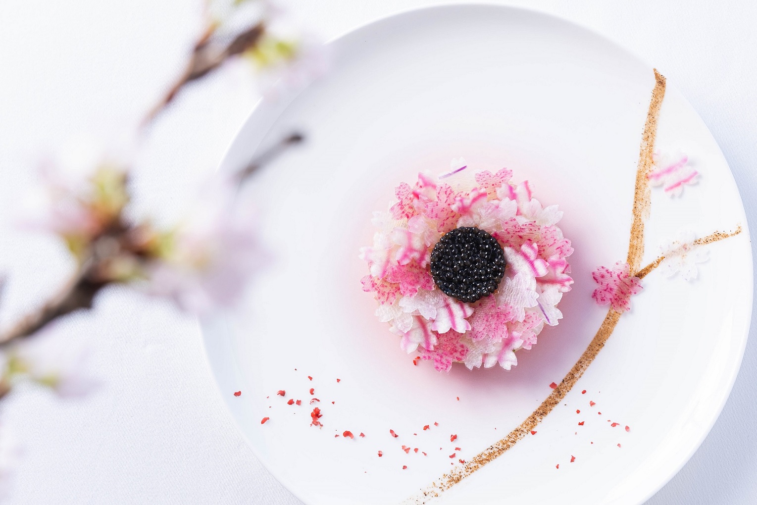 ひらまつレストラン】お花見とともに楽しむ “桜”をイメージした『MENU SAKURA』今年も登場！ ～東京ミッドタウン「フィリップ・ミル 東京」～  | NEWSCAST