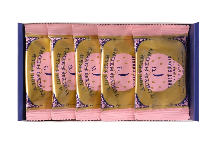 明治屋ジャムクッキー いちご 5個入り 身箱¥500(税込価格¥540)