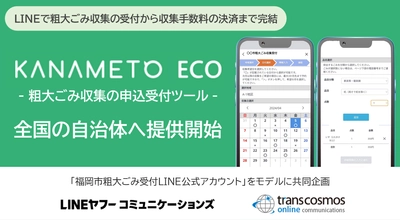 「福岡市粗大ごみ受付LINE公式アカウント」を モデルとしたサービスを共同企画　 全国の自治体に提供開始