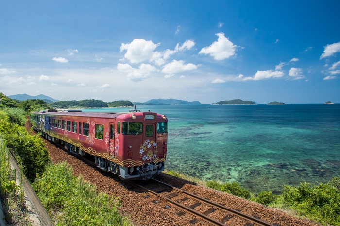 観光列車「○○のはなし」　※画像は山陰線運転時