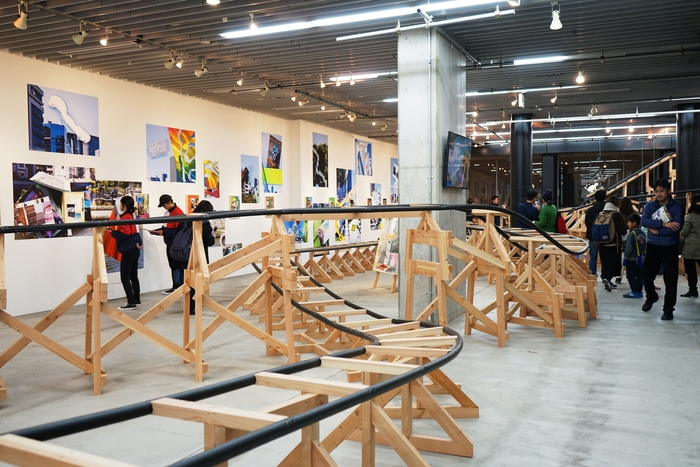 「超・都市計画」展覧会風景