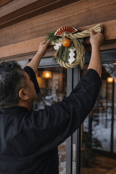 正月飾りつけのイメージ