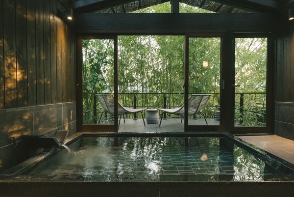 特別棟「瑞雨」ミストサウナ付きの温泉風呂