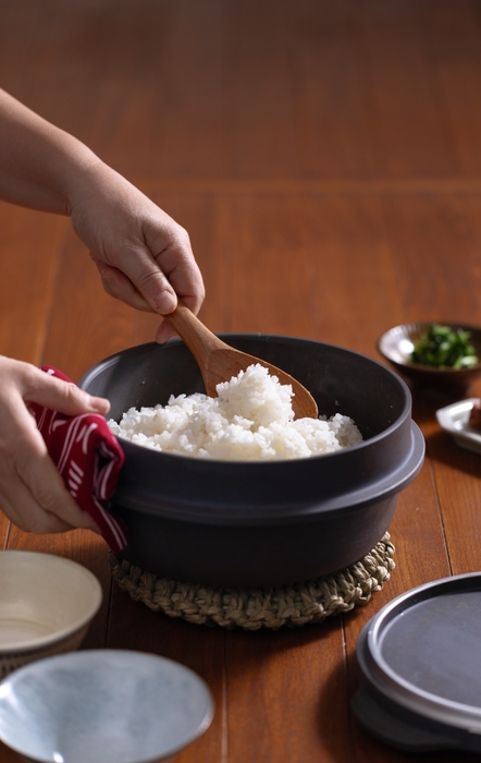 炊き立てをそのまま食卓へ