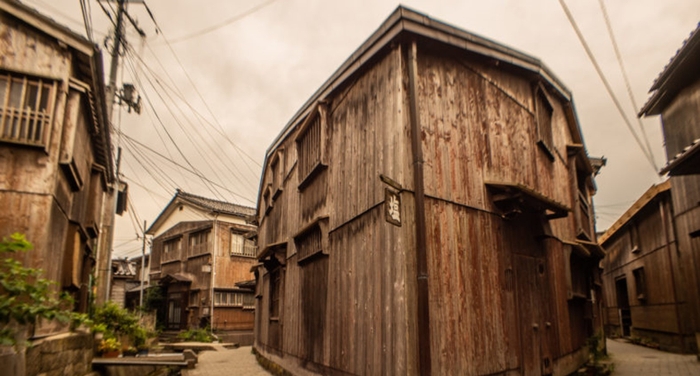 宿根木の町並み