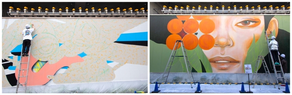 壁画アートの制作イメージ