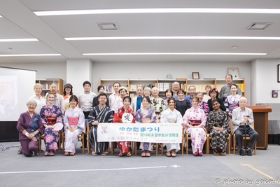 留学生に浴衣体験!