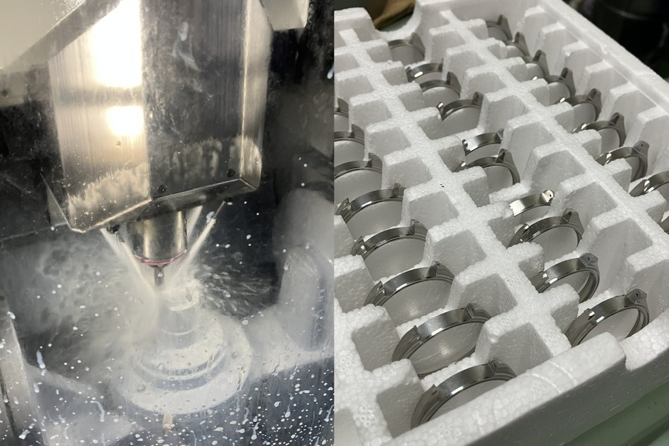 時計ケース製造の様子