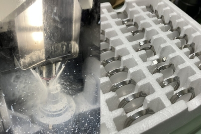 時計ケース製造の様子