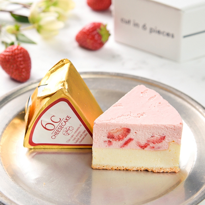 6C チーズケーキ プレミアムストロベリー6個入 1,900円