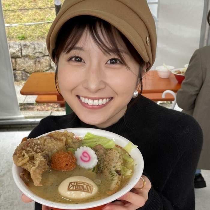 「大阪城極上ラーメンストリート」アンバサダー ytv佐藤佳奈アナウンサー