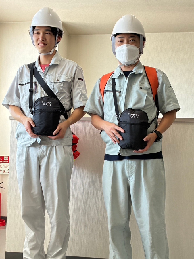 実際の装着画像
