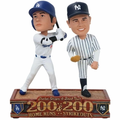 「大谷選手＆ベーブ・ルース」 ボブルヘッド人形