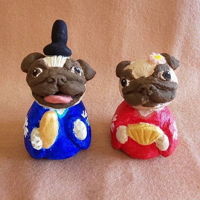 特別賞 しあわせパグ雛