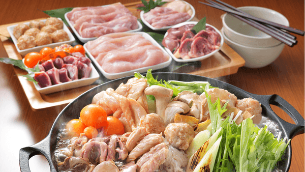 近の大和肉鶏を使った鶏すき