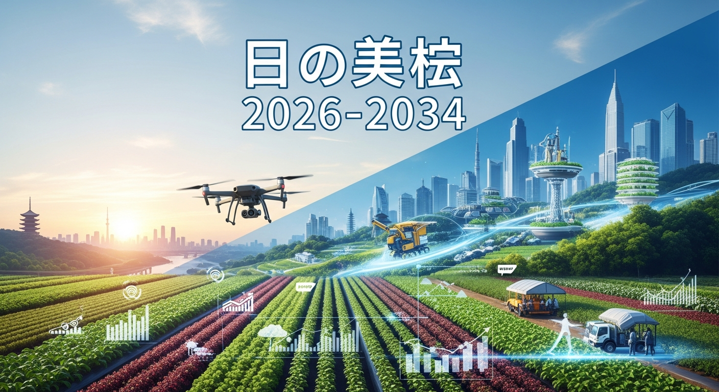 日本のアグリビジネス市場の見通し：2034年までにUSD 262.3百万を超える見込み｜CAGR 2.68％で成長