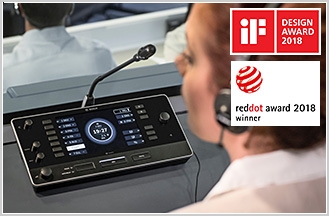 通訳者ユニット『DICENTIS IDESK(仮称)』がレッドドット・デザイン賞とiFデザイン賞を受賞