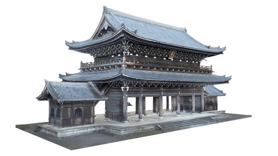 浄土宗総本山 知恩院 三門を3DCG化！京都の広告制作会社  株式会社JPCがRTC360×フォトグラメトリーを用いたサービスを 2022年7月より展開開始