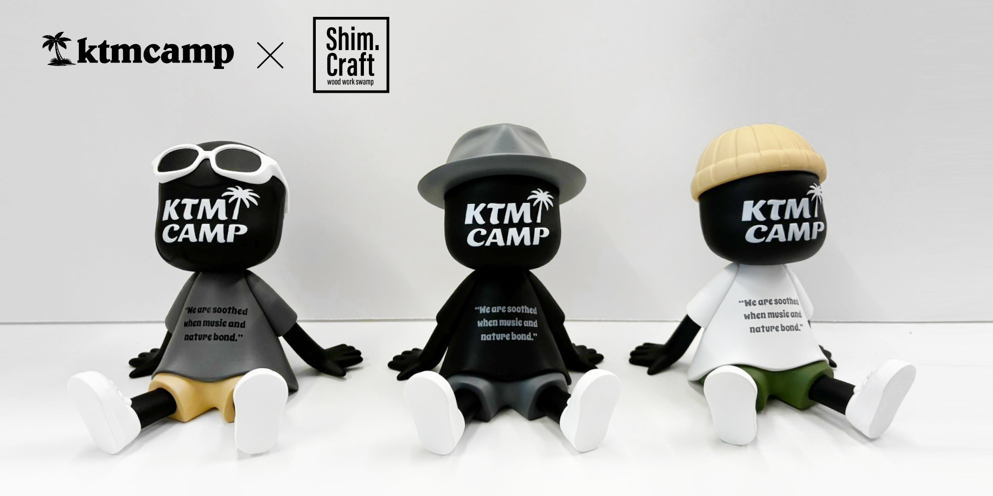 ケツメイシ「KTM CAMP」と「Shim.Craft」がコラボ メンバーをモチーフ