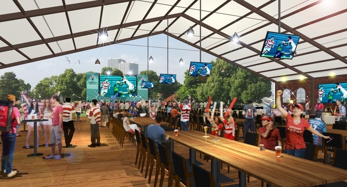 ラグビーワールドカップ2019TMファンゾーン イメージ(テント内客席)