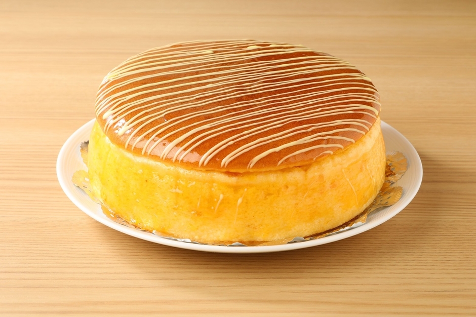 レモンチョコをかけて爽やかに仕上げました