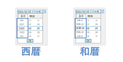 日付時刻コントロールの強化(InputManPlus)