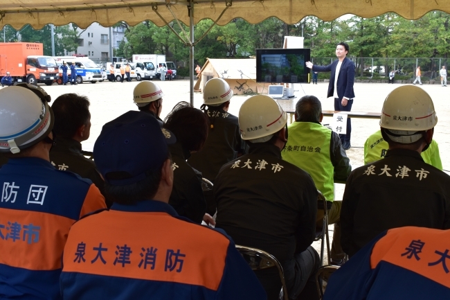 令和元年度 大阪府泉大津市総合防災訓練