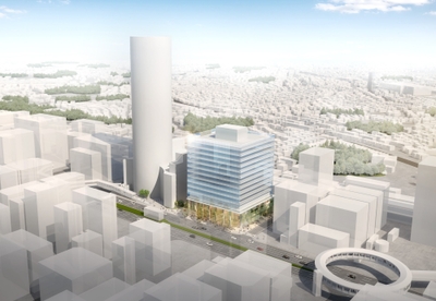 【完成イメージ】建設予定の新社屋