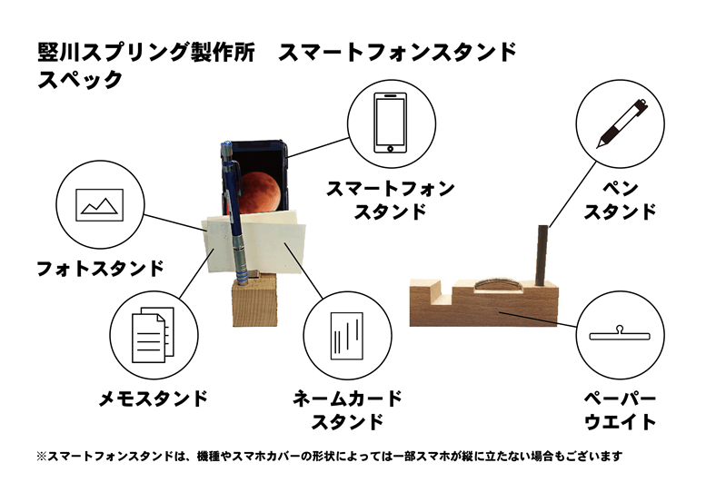 日本の技術を生かした“スマホスタンド”が登場！ 特別なスプリングを冠