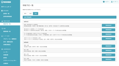 予定調整から交通費精算を自動化する「RODEM」、 エンタープライズ向けに5つの新機能をリリース！ 同時にユーザー画面デザインを大幅リニューアル