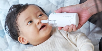 ハンディタイプの電動鼻水吸引器　 泣いている我が子もスッキリ鼻吸引できちゃう 「電動鼻水吸引器ハンディ」が2月上旬発売