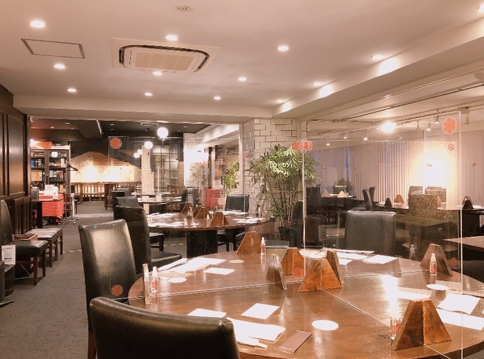 円卓は最大14卓ご用意できます