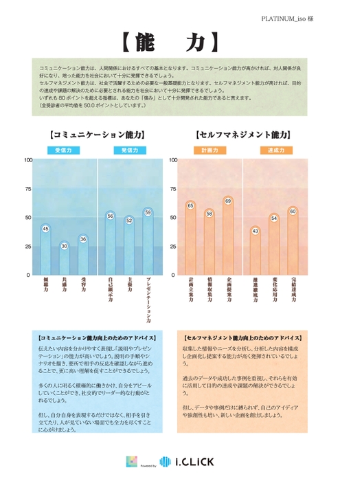 診断結果レポートサンプル4