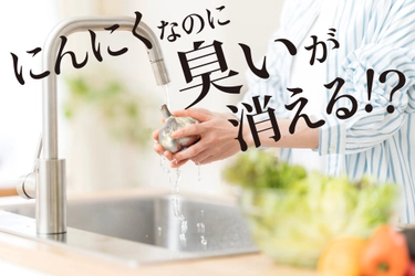 【にんにくなのに臭いが消える!?】ステンレスにんにく石鹸が新発売