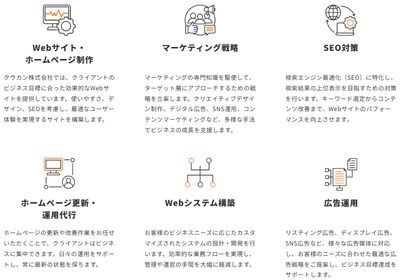 クウカンのWeb支援事業