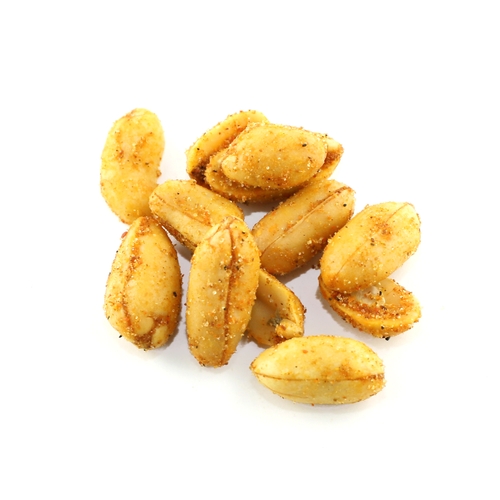 ピリッと辛い麻辣の風味が効いたバターピーナッツです。