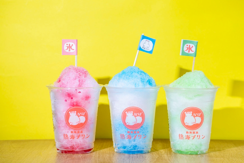 食堂のかき氷 各500円