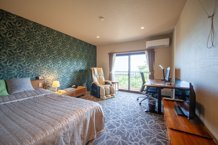 シングルデラックスの客室・ひとり旅にも人気