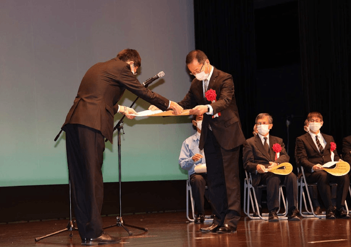 表彰式の様子
