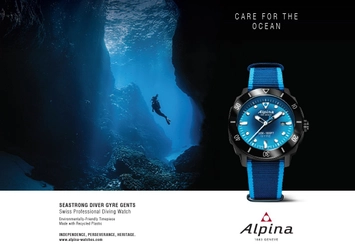 スイスの時計ブランド“Alpina(アルピナ)” 環境に配慮した新モデルを発売　 シーストロング ダイバー ジャイル ジェンツ オートマチック