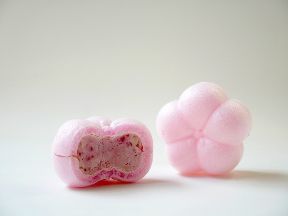 ジェラートもなか カット