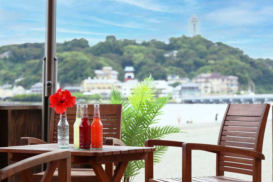 江ノ島を眺められます