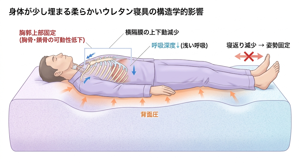 ウレタン寝具で"呼吸が浅くなる人"が増えている？密着構造の盲点
