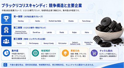 図:世界のブラックリコリスキャンディ市場の競争環境と主要メーカー
