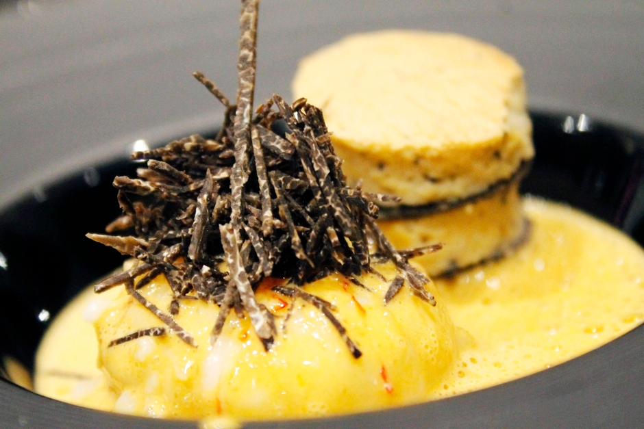 ニュージーランド産 ラングスティーヌのソテー　ケーク オー クリュ スタッセ