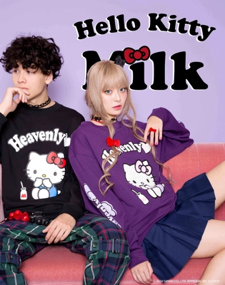 アパレルブランド「MILK」がハローキティとコラボ！ MILK原宿本店にて11/22にポップアップショップをオープン