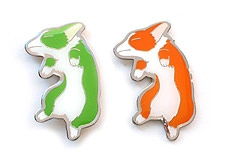 ◆PINS FACTORY（ピンズファクトリー）◆　あなたの街のピンズ実例紹介【長野県】迎　夏生　様　「愛犬フータピンズ＆ストラップ」